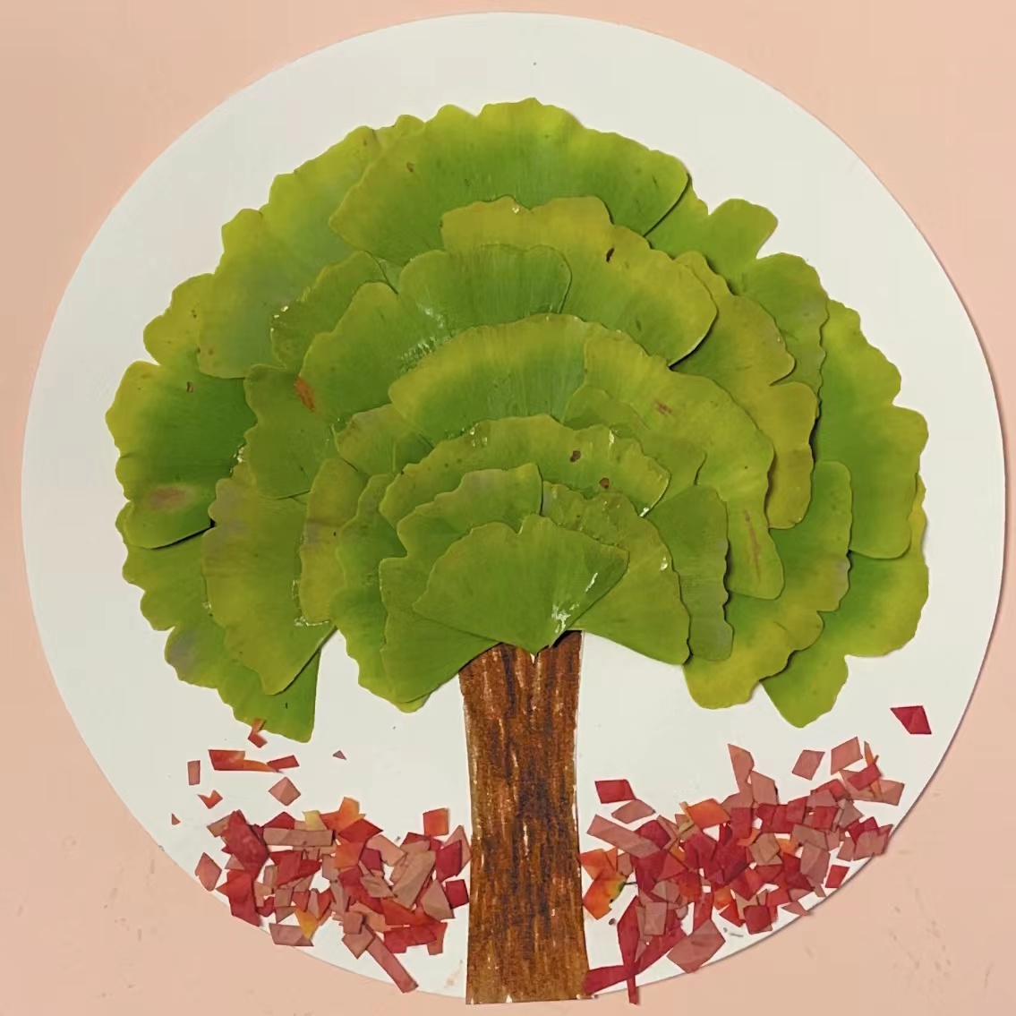 树叶画