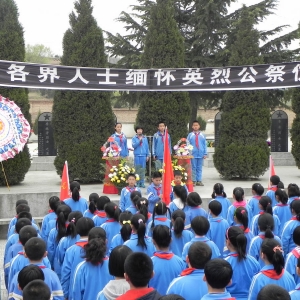 我校开展“弘扬民族精神，继承革命传统”主题教育活动